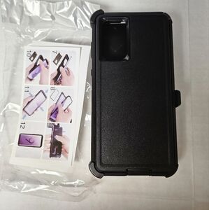 Black Phone Case with Belt Clip‎ Samsung A73